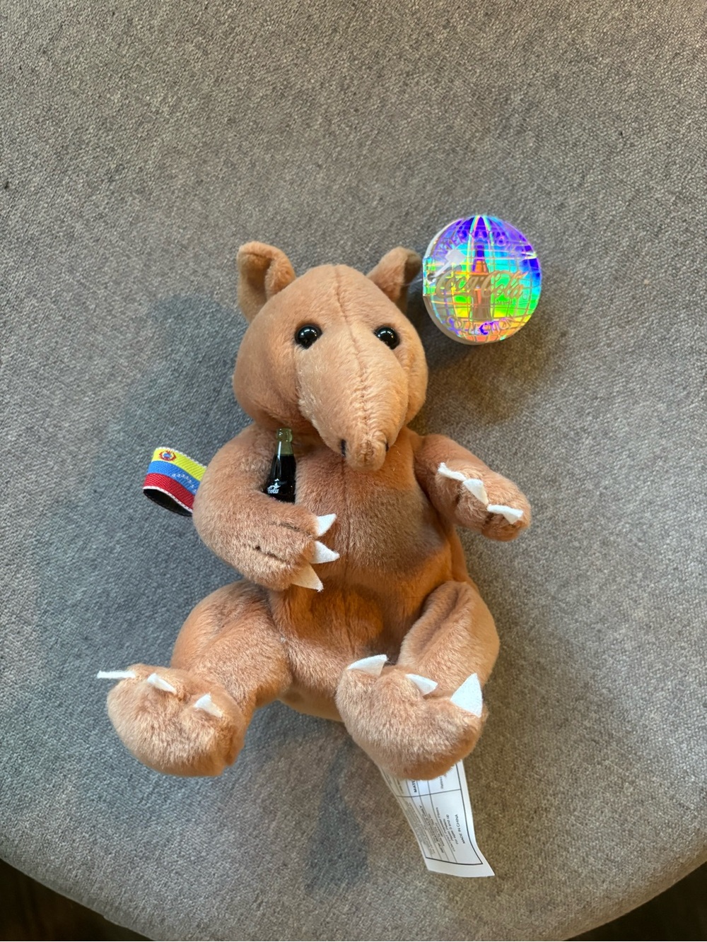 1999 Coca Cola International Collection Tapir Bean Bag Plush